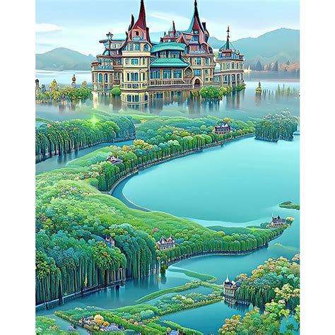 Dobur Diamond Painting Kits For Adults Round Square Landscape Dream