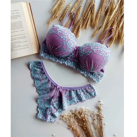 Conjunto Lingerie Suti E Calcinha Blogueirinha Luxo Premium Bojo