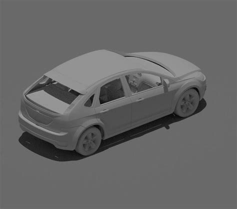 Stl File Ford Focus 2 Hachtback With Interiors 🚙・design To Download And 3d Print・cults