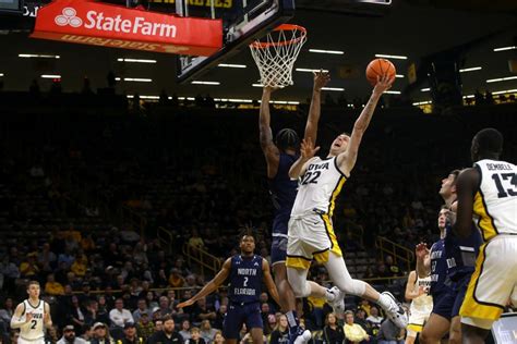 Social media reacts as Iowa basketball pulls away from North Florida ...