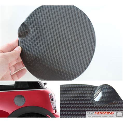 MINI Cooper Carbon Fiber Gas Lid Cover: flat style gas lid door - MINI Cooper Accessories + MINI ...