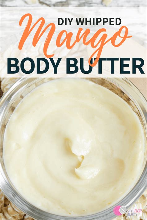 Diy Whipped Mango Body Butter Recipe Diy Body Butter Recipes Body Butters Recipe Homemade