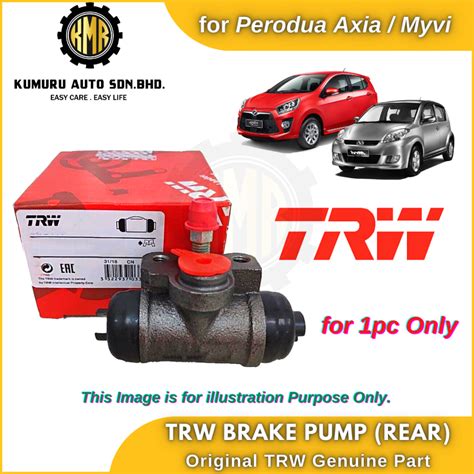 1pc TRW Rear Brake Pump Belakang For Perodua Axia Myvi Old Myvi Lagi