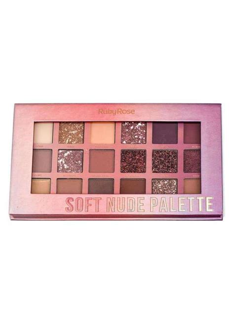 Ruby Rose Paleta De Sombras Soft Nude Palette Ruby Rose Multicores