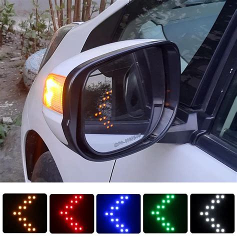 Pcs Smd Led Arrow Panel Car Led Achteruitkijkspiegel Licht Voor