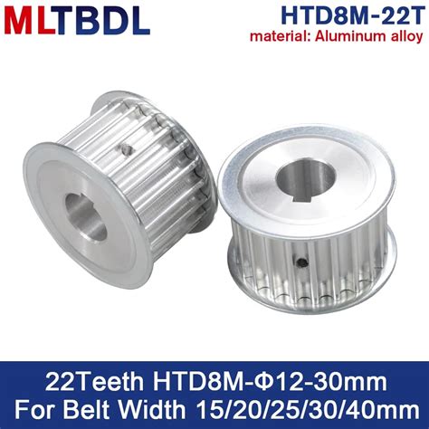 Htd M Teeth Timing Synchronous Pulley Keyway Bore Mm For Belt