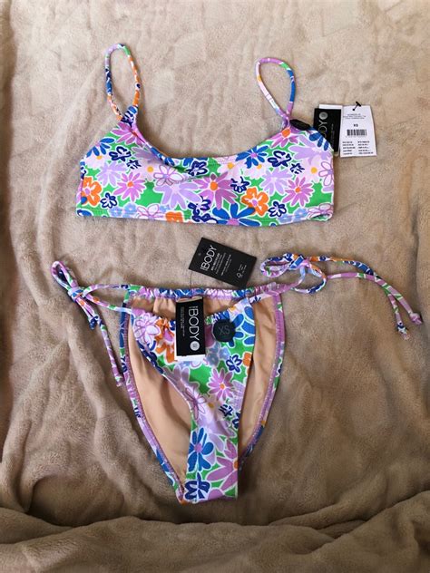 Cotton On Floral Two Piece Bikini On Carousell