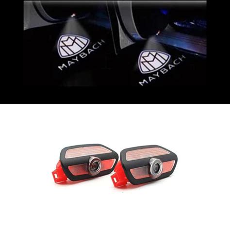 X Super Bright Maybach Logo Cardoor Lights Carledlogo