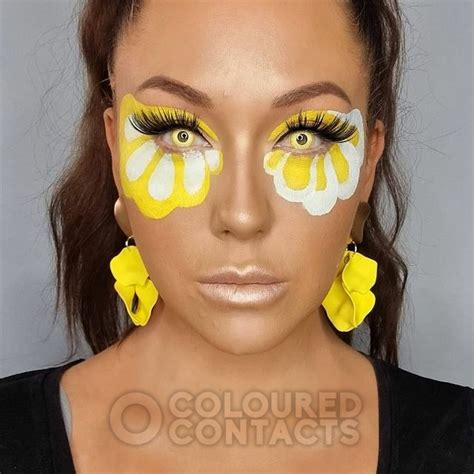 Full Eye Contacts Yellow