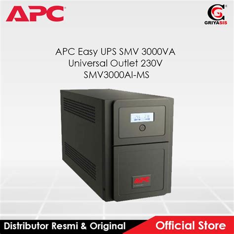 Jual APC Easy UPS SMV 3000VA Universal Outlet 230V SMV3000AI MS