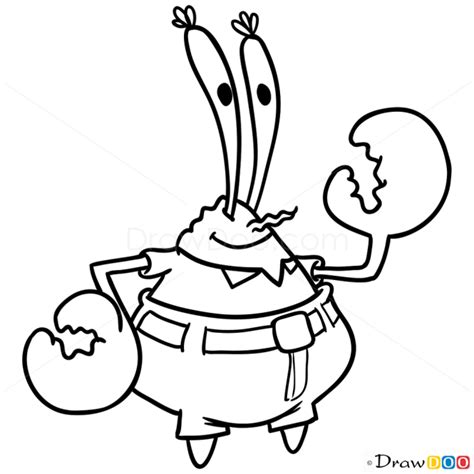 Mr Krabs Drawing