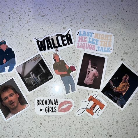 Morgan Wallen Stickers Etsy