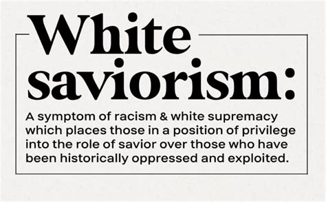 White Saviorism In International Development Theories Practices And