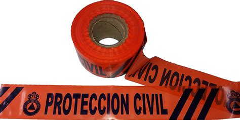 Cinta de balizamiento Protección Civil 250 mt Amazon es