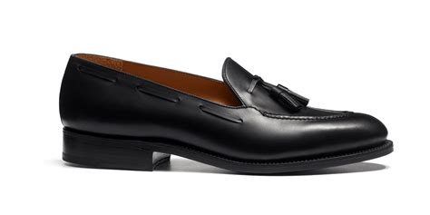 Men's Black Leather Tassel Loafer – J.M. Weston