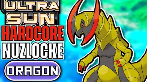 Pokemon Ultra Sun Hardcore Nuzlocke DRAGON Type Pokémon Only No