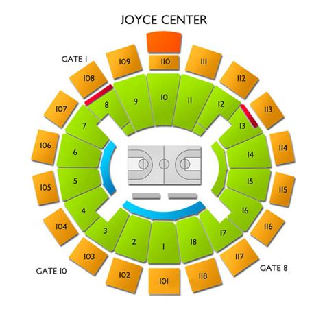 Purcell Pavilion Seating Chart