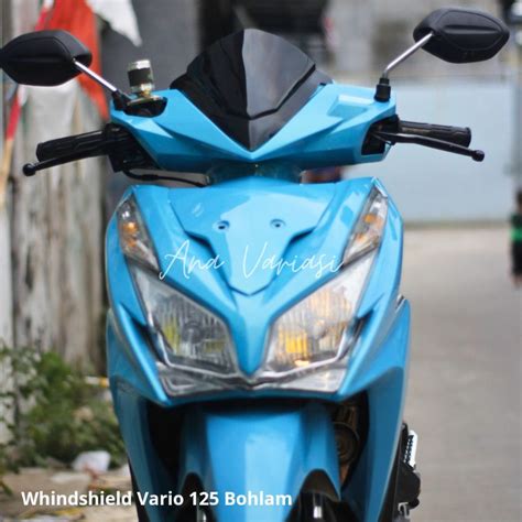 Jual Visor Vario Techno 125 Old Bening Dan Smoke Windshield Motor