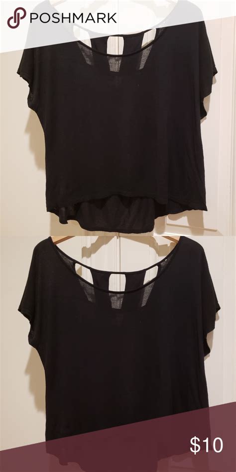 Forever21 Black Basic Top Basic Tops Forever21 Tops Tops