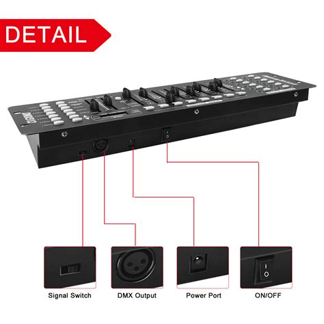 U King Kan Le Dmx Controller Konsole F R B Hnenlicht Show Disco