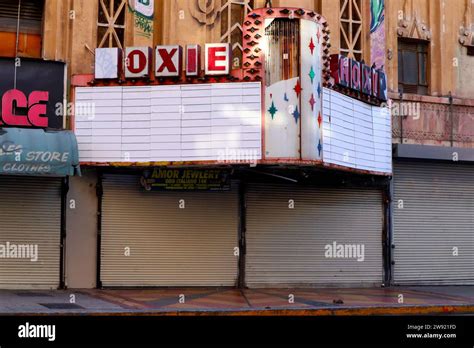 Los Angeles Californiaroxie Theatre Historic Theatre At 518 S