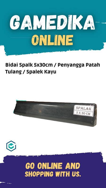 Bidai Spalk 5x30cm Penyangga Patah Tulang Spalek Kayu