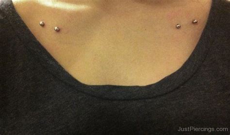 Surface Piercing On Collar Bones