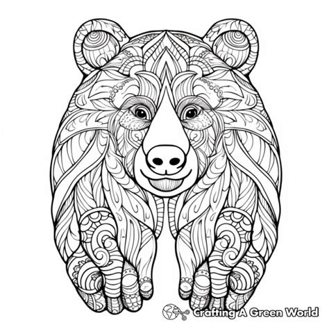 Bear Paw Coloring Pages Free And Printable