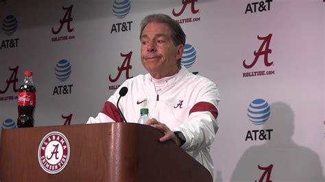 Nick Saban Press Conf After Lsu Loss Youtube