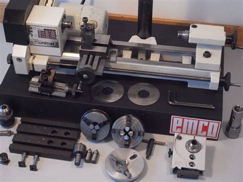 Emco Unimat 3 Lathe With Milling Attachment And Accessories Niels