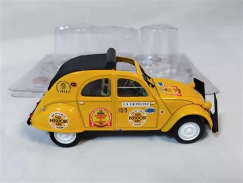 NOREV CITROËN 2CV n57 Paris Persépolis 1 43 1959 Jaune AZ EUR 9 90