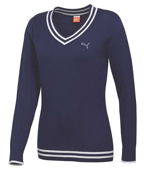 Puma Golf Ladies V Neck Sweater Golfonline