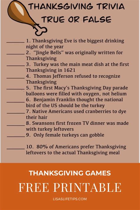 Free Thanksgiving Printables Games Banners And Photo Props