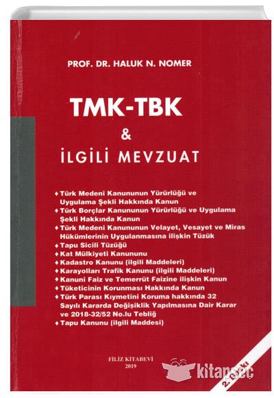 TMK TBK İlgili Mevzuat Filiz Kitabevi 9789753685238