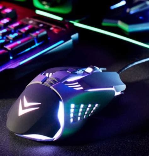 Bugha LED Gaming Mouse 7 Key 7200 dpi USB Wired PC Black | Etsy