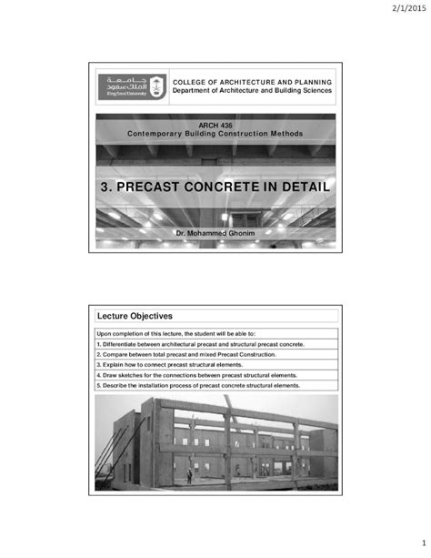 Pdf Precast Concrete Details Dokumen Tips