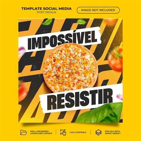 Premium Psd Psd Food Menu And Delicious Pizza Social Media Banner