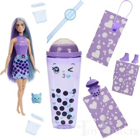 2024 Pop Reveal Series 2 Boba Tea Barbie Taro Milk HTJ19 Toy Sisters