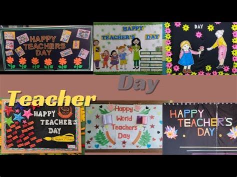 Happy Teacher Day Decoration Ideas For School Teacher Day Softboard