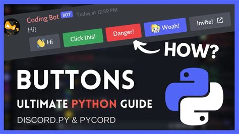 Buttons In Discord Py Pycord The Ultimate Python Guide