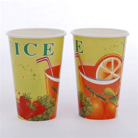 Custom Company Logo Printed Disposable Cold Drink Coffee Cup