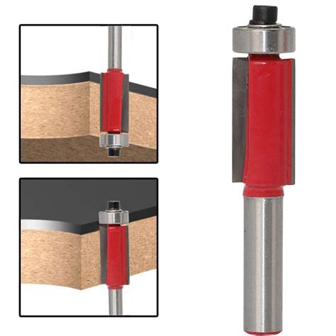 Shank Flush Trim Router Bits For Wood Trimming Cutters With Bearing