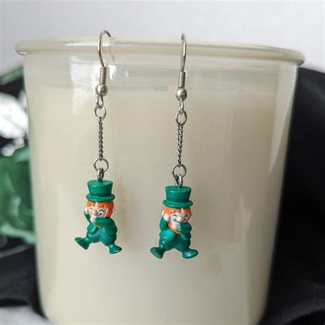 Leprechaun Earrings Etsy