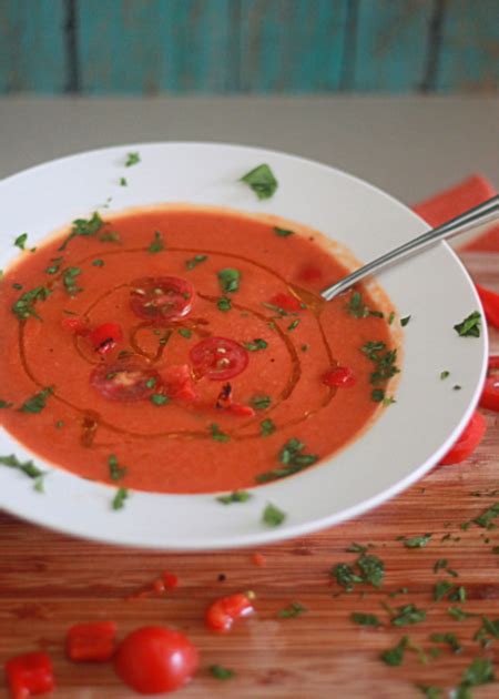 Roasted Red Pepper And Tomato Soup