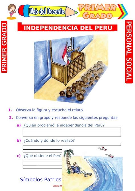 Doc Independencia Del Perú Para Primer Grado De Primaria€¦ · Web