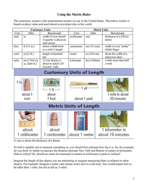 7 Precision of Measurement and Using the Metric Ruler Ans - Using the ...