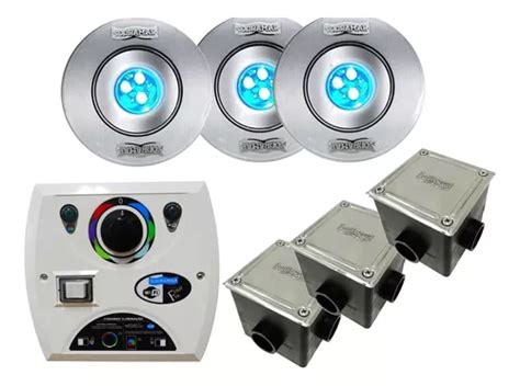 Kit Hiper Led Inox W Comando Four Fix Wifi Sodramar Parcelamento