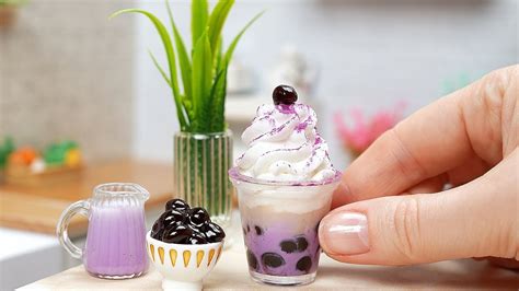 Миниатюрный Напиток Bubble Tea Крошечный Напиток с Шариками Тапиоки