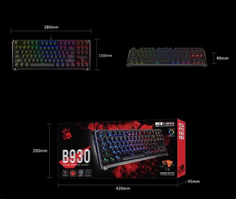 Bloody B Ergonomic Tenkeyless Light Strike Optical Rgb Gaming