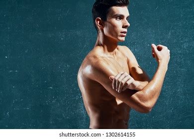 Inflated Torso Bodybuilder Naked Figure Stock Photo Shutterstock